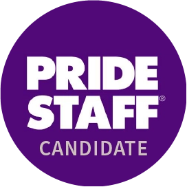 PrideStaff Dallas Candidate Badge