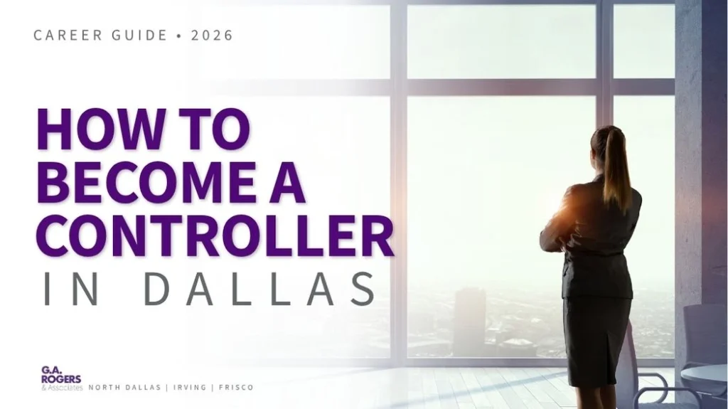 How to become a controller in Dallas: median controller salary of $199,298 in 2026, from the PrideStaff Financial Dallas salary guide.